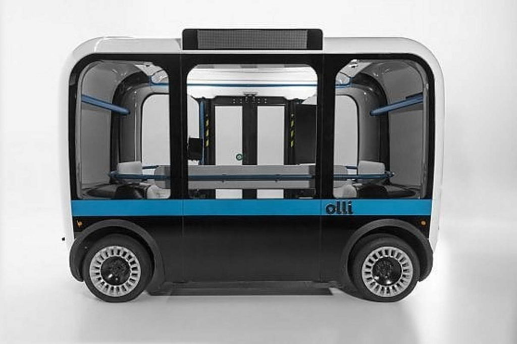 Olli debutta a Torino: il minibus con guida autonoma elettrico stampato in 3D