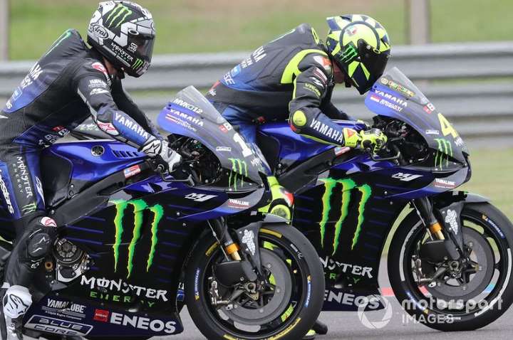 Maverick Vinales e Valentino Rossi