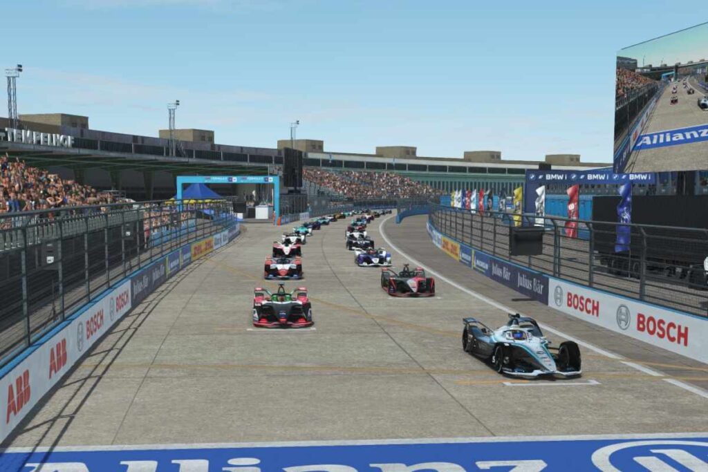 Formula E Race At Home