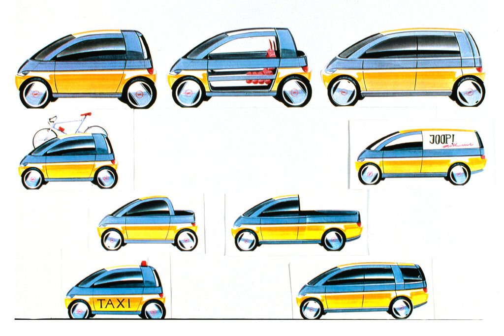 Il concetto di modularità della Opel MAXX