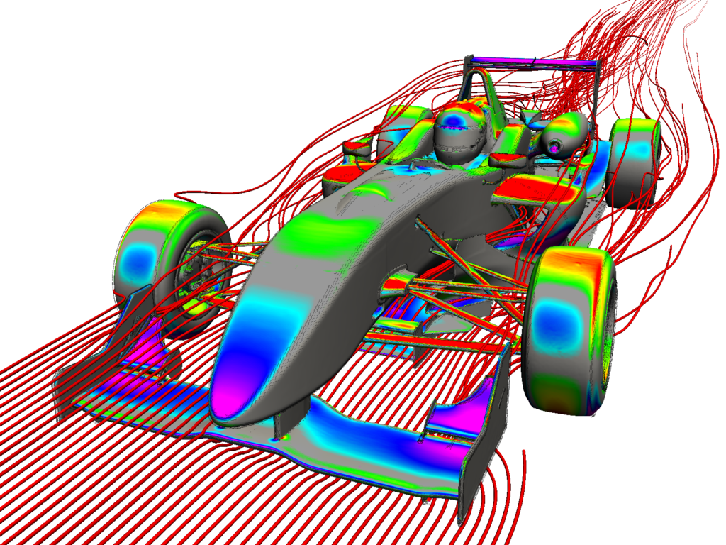 Aero Map di una vettura di Formula 3