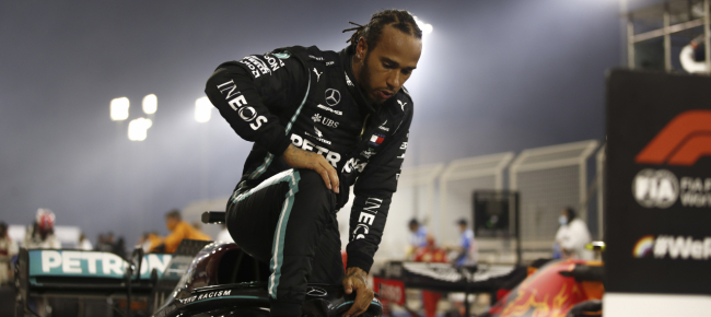 Lewis Hamilton dopo il GP di Bahrein 2020