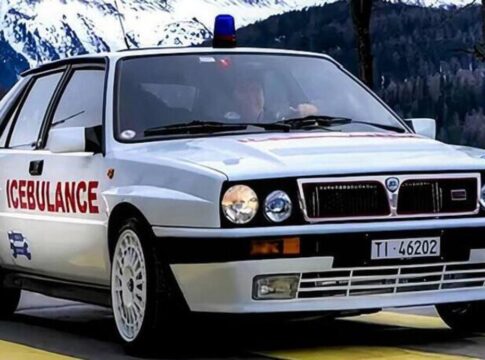 In Svizzera la Lancia Delta HF Integrale diventa un mezzo di soccorso. Ecco la IceBulance