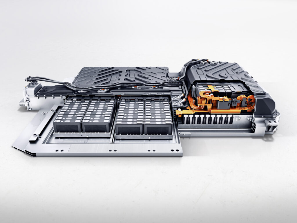 La batteria della Mercedes EQA