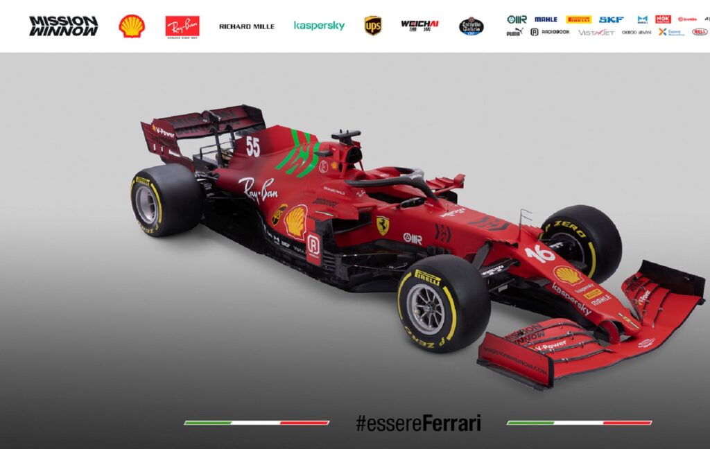 Ferrari F1 2021: ecco la SF21, la nuova monoposto dal "doppio colore"