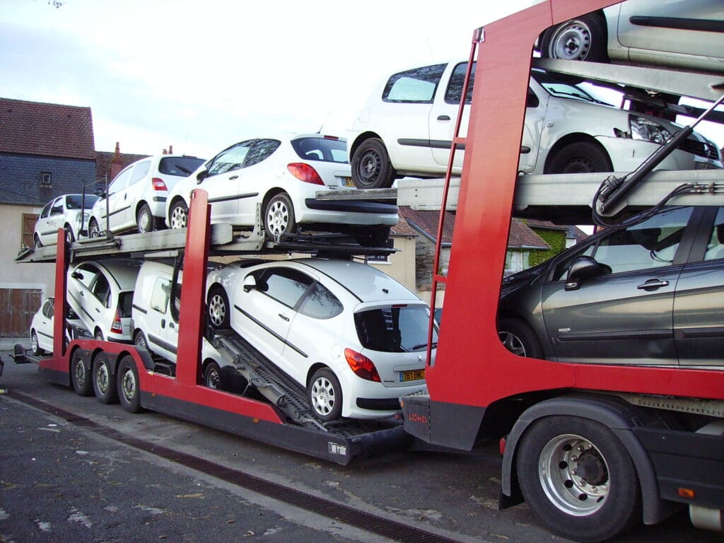 Trasporto auto con bisarca