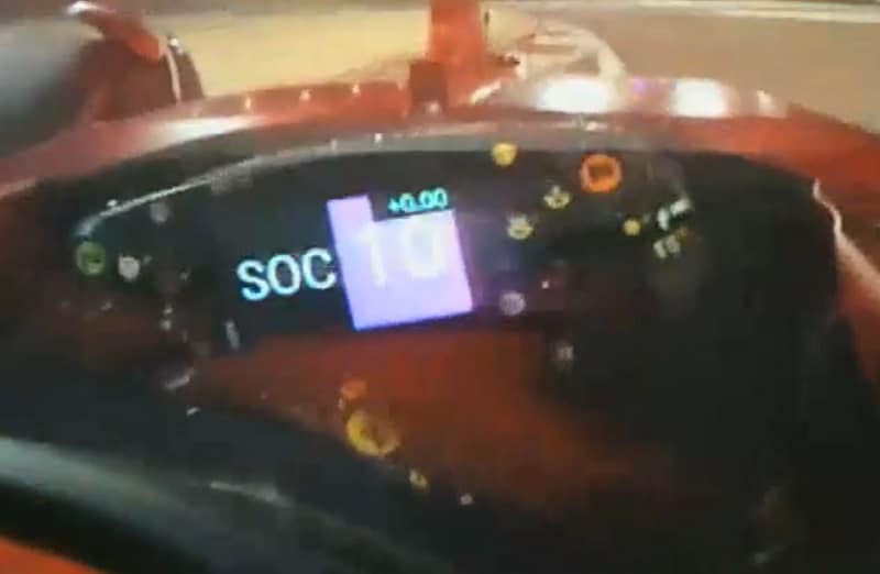 Leclerc imposta il SOC su 10 nel GP del Bahrain
