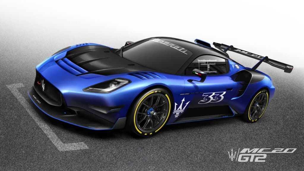 Ritorno alle corse per Maserati: ecco la MC20 GT2 per il 2023