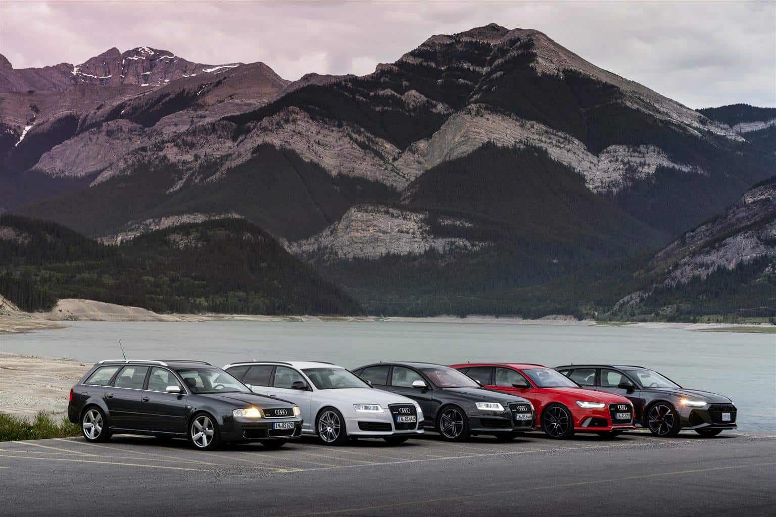 Le generazioni di Audi RS6 a confronto - Crediti foto: Audi