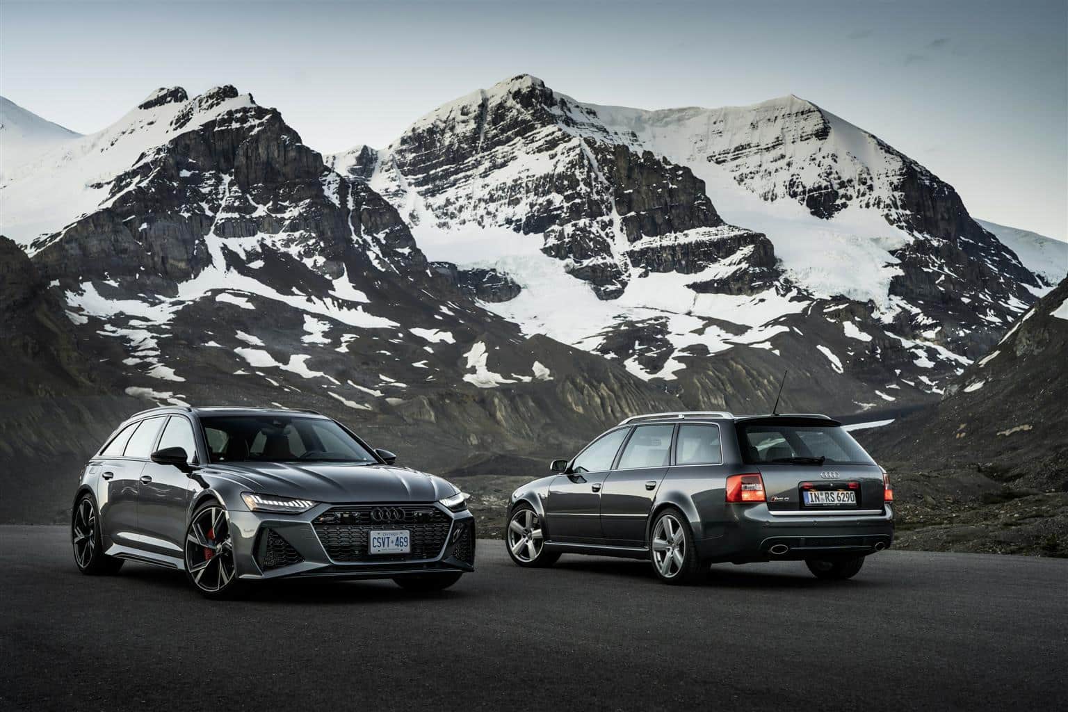 La prima e l'ultima generazione di Audi RS6