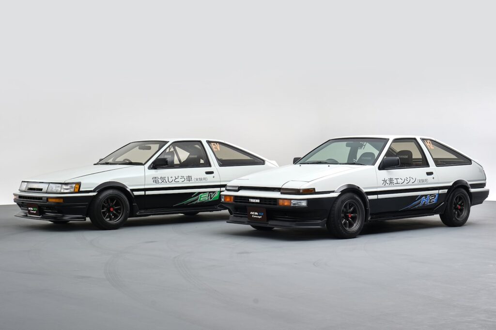 Toyota AE86: debuttano le versioni a combustione di idrogeno e quella elettrica