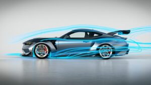 Ford Mustang GTD: l'aerodinamica nel dettaglio (VIDEO)