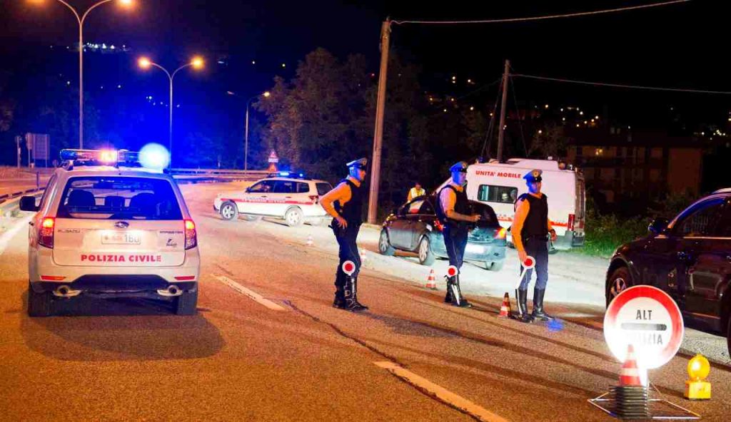 Posto di blocco Polizia